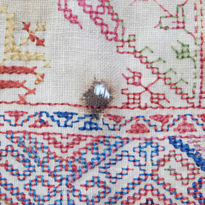 #12 hole and dark brown stain