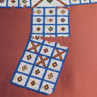          Beaded Parcheezi Game with Ivory Pieces picture number 19
