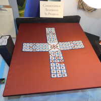          Beaded Parcheezi Game with Ivory Pieces picture number 12
