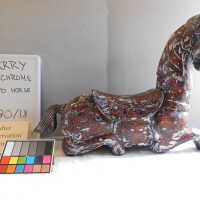          Polychrome Wood Horse picture number 1
