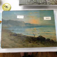          Seascape by Nels Hagerup painting picture number 132
