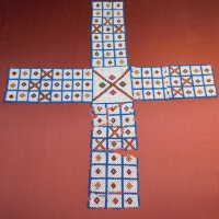         Beaded Parcheezi Game with Ivory Pieces picture number 15

