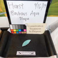          Pale mint blue ceramic plaque picture number 24
