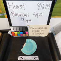          Pale mint blue ceramic plaque picture number 25
