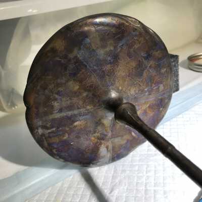 After bronze ager applied