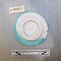          Pale mint blue ceramic plaque picture number 29
