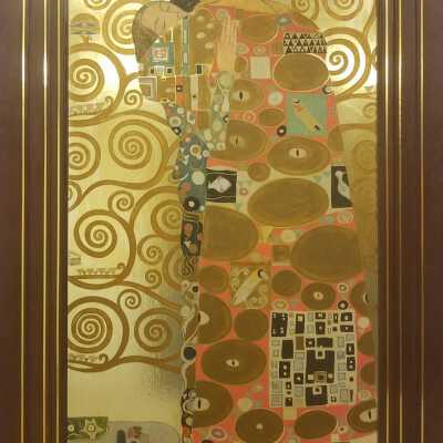 “The Embrace” Stoclet Frieze, after Klimt