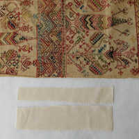          Patches before tea dyeing (linen)
