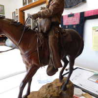          Cowboy and Dog on Horseback picture number 6
