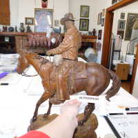          Cowboy and Dog on Horseback picture number 8
