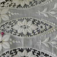          Client: Roberts. Item: Edwardian Cotton Eyelet Wedding Dress picture number 37
