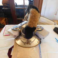          Centurion helmet with black and white horse hair picture number 4
