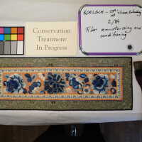          Chinese Imperial Court Sleeve - Embroidered Blue Flowers picture number 11
