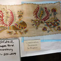          Skyros Hoopoe Birds Embroidered Panel picture number 25
