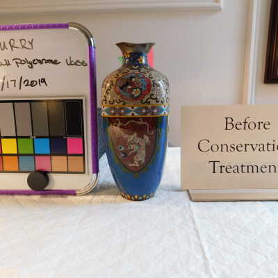 Small Polychrome Vase