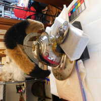          Centurion helmet with black and white horse hair picture number 5
