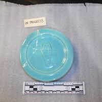         Pale mint blue ceramic plaque picture number 31
