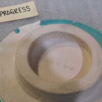          Pale mint blue ceramic plaque picture number 34
