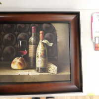          Still life with wine, bread, and cheese picture number 5
