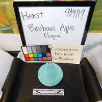          Pale mint blue ceramic plaque picture number 36
