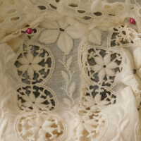          Client: Roberts. Item: Edwardian Cotton Eyelet Wedding Dress picture number 42
