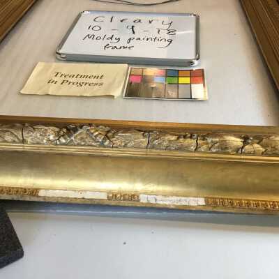 Bottom of frame. Before retouching