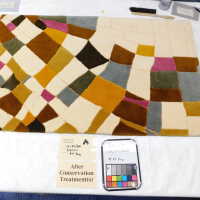          Woven wool art rug picture number 8

