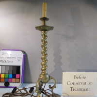          Brass candlestick lamps picture number 2

