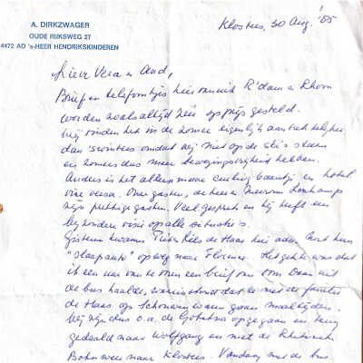 1985-08-30 Brief van vader Ab vanuit Klosters.