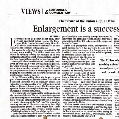 2005-06-18 The future of the EU-Union.
