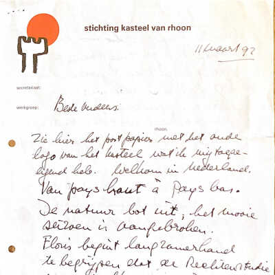 1992-03-11 Brief over presteren in de maatschappij.