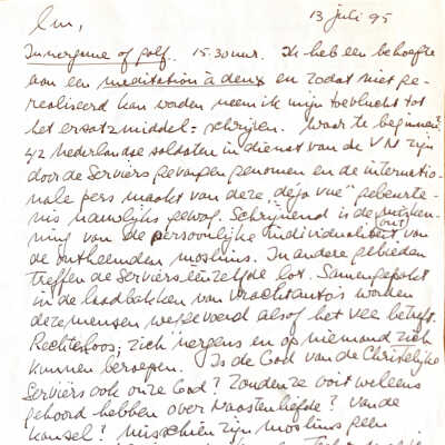 1995-07-13 Brief aan Emde Vries dienaar Canda gaat voor een expositie.
