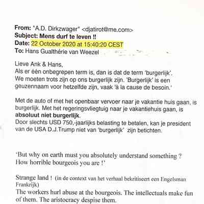 2020-10-22 Mail aan Hans G. v. W. over het verschijnsel Bugerlijk.