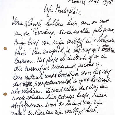 1998-10-01 brief aan ouders