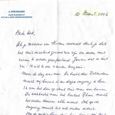 2002-03-10 Brief van vader Ab aan Aad.