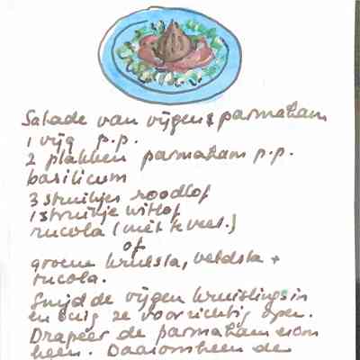 1941-06-26 Salade van vijgen & Parmaham