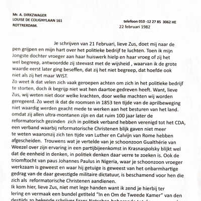 1982-02-22 Brief Oom Janus Dirkzwager aan moeder v. Ank v. Weezel.