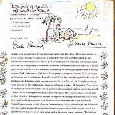 1996-06-05 verjaardagsbrief aan Reinoud in Frankrijk.