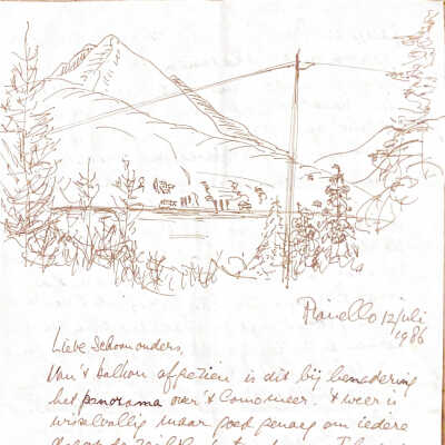 1986-07-12 Brief aan schoonouders Ypmavanuit Pianello