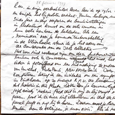 1997-02-15 Brief ADD aan Em de Vries