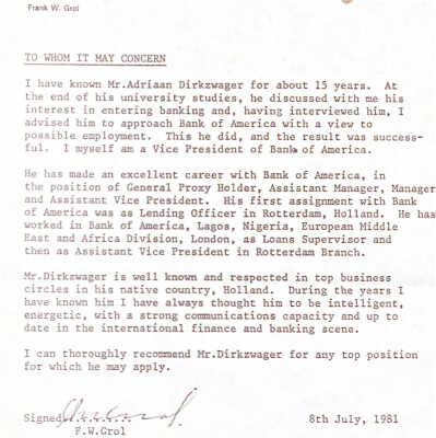 1981-07-08 Een referentie van ADD door Frank Grol.