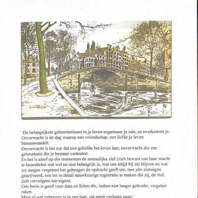 2019-11-01 Condoleance aan Francine met het overlijden van Sjoerd Royer.