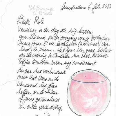 2022-02-06 Rob Brouwer te Breda 80 jaar.