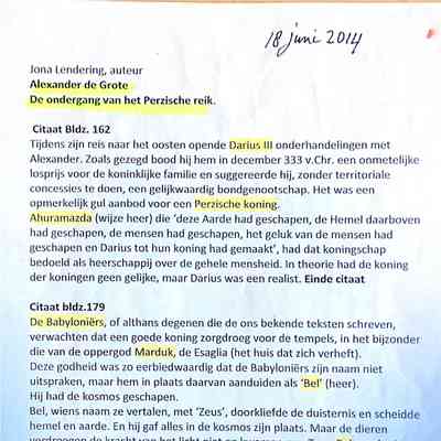 2014-06-18 Ondergang v.h. Perzische Rijk door Jona Lenderink. En wat is een God_