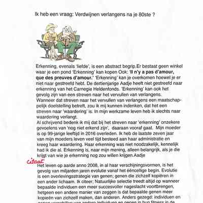 2020-08-18 Overdenking vande 80-jRige Aadje Dirkzwager.