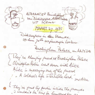 1985-03-27 verjaardagsbrief voor vader Ab.