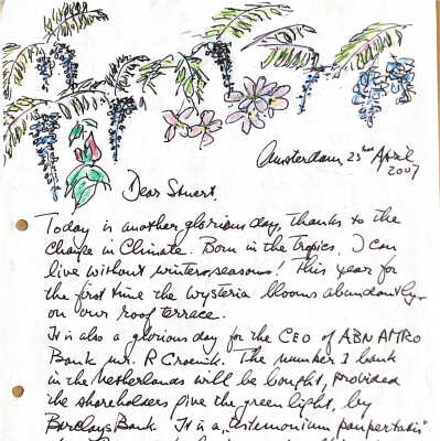 2007-04-23 To dear Stuart, about the underperformance of ABNAMRO.