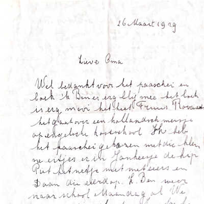 Brief Bertie van der Have
