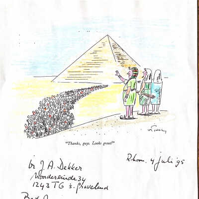 1995-07-04 Brief aan Jan Dekker