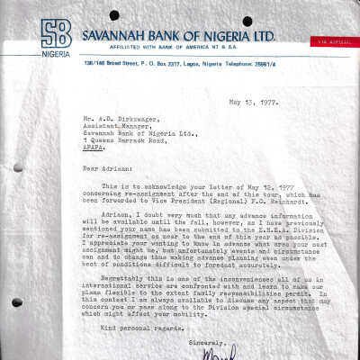 Bank of America (Nigeria) ltd is Savannah bank Nigeria Ltd. geworden.